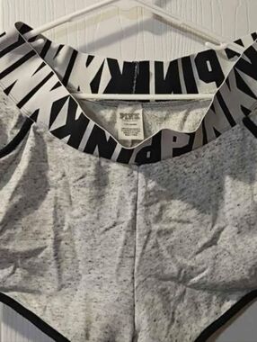 PINK Victoria's Secret Cozy Gray Sleep Shorts